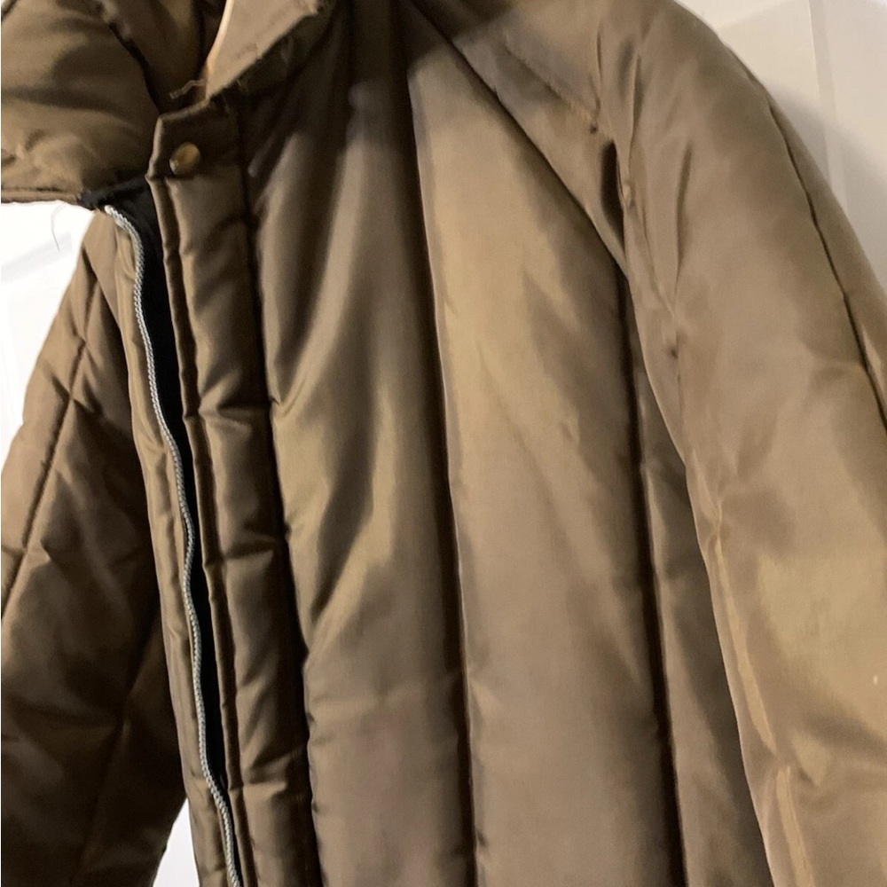 Blizzard pruf mens sz M Brown Puffer Jacket insulated‎ outerwear